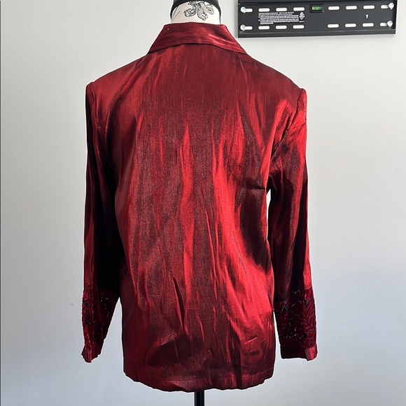 TanJay Red Long Sleeve Button Down Shirt - Picture 6 of 7